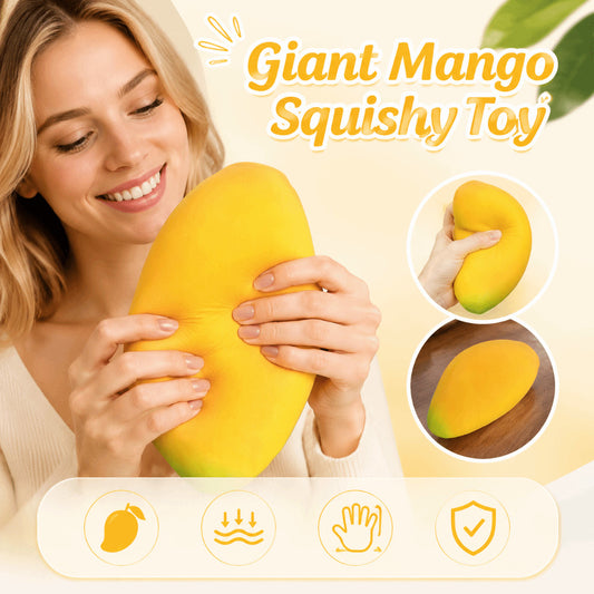 Jumbo Mango Squishy - Ultimate Stress Reliever  - New Arrival