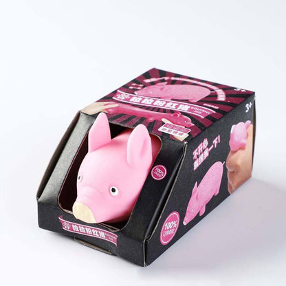 Pulling Pink Pig Squishy