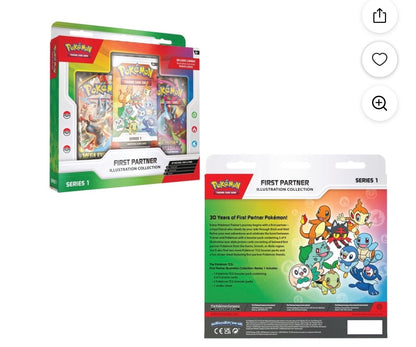 Pokemon TCG First Partner Illustration Collection Series 1