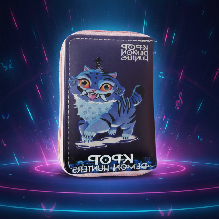 K-POP Demon Hunters: Stylish Kids' Zip-Around Wallet