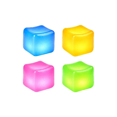 Glow Squishy Ice Cube Fluorescent Glow-in-the-Dark