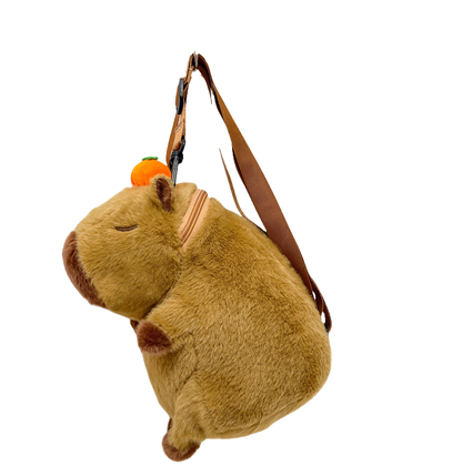 Light Brown High-Quality Capybara Backpack