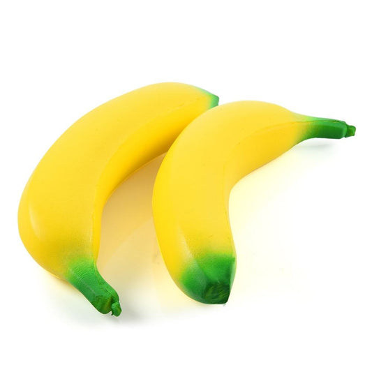 PU Mini Banana Vent Toy Soft Stretchy Slow-Rebound Squishy