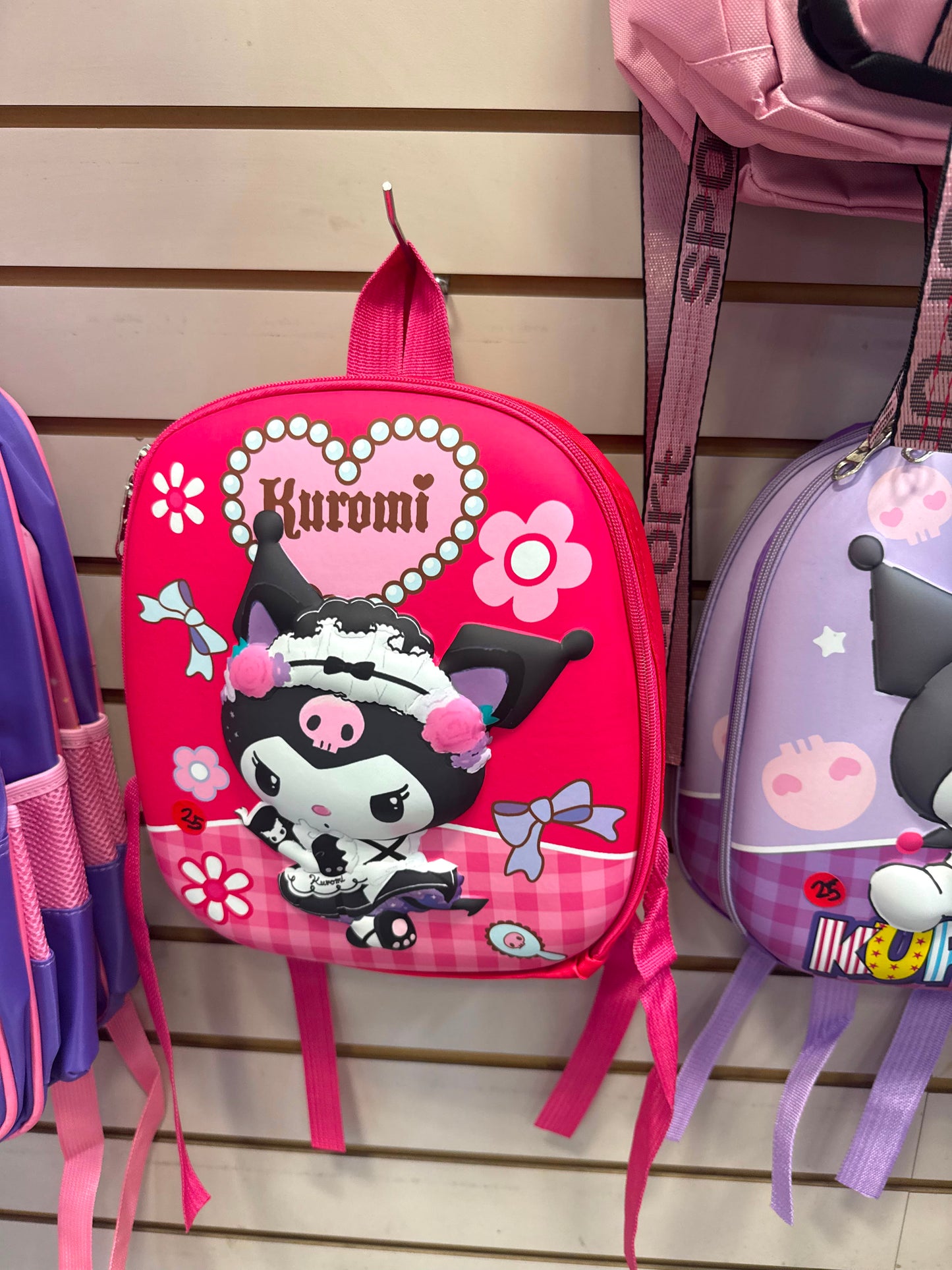 Kuromi Hot Pink Mini Backpack