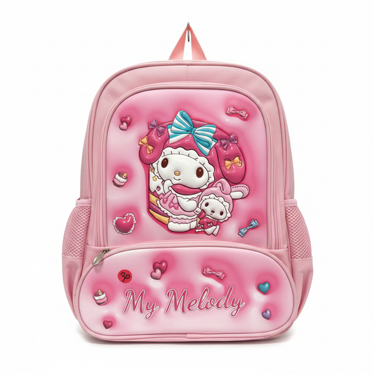 My Melody inspired Pink Backpack - Trendy Backpack for Girls