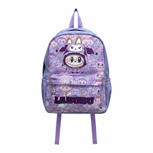 Labubu inspired Purple Backpack - Backpack for School 2026 – Trendy, Lightweight & Spacious