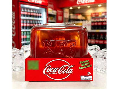 Large Coca-Cola inspired Nice Cube Squishy - The Mega Cube Experience