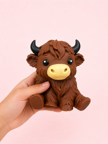 Jumbo Highland Cow Squishy Toy - Colour may vary