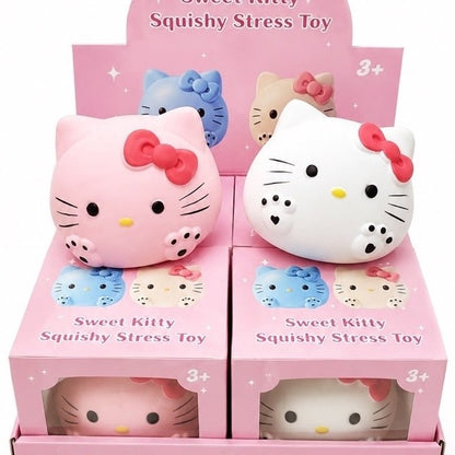 Jumbo Hello Kitty inspired Squishy Stress Toy - Colour may vary