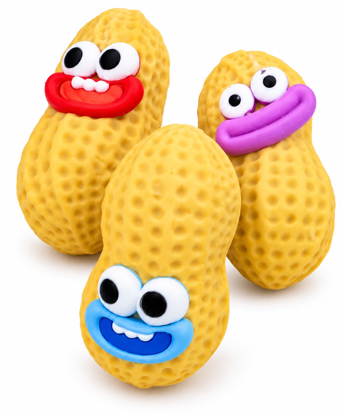 Crunchy Peanut Squishy Toy – Cute Face Slow-Rise Stress Reliever
