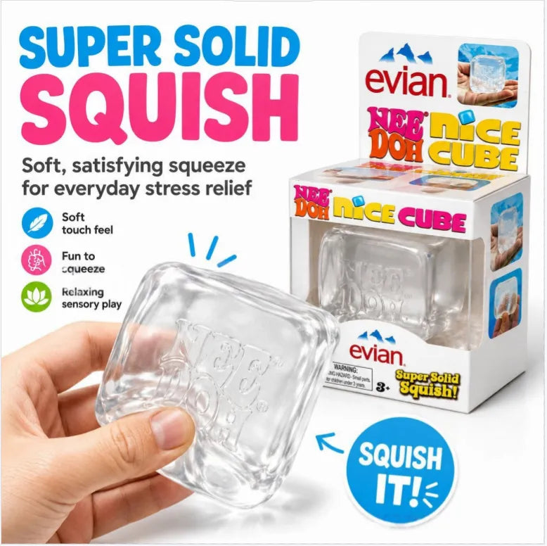 Evian inspired Nice Cube – Evian Edition inspired Squishy Toy