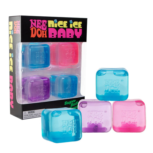 The Needoh Nice Ice baby Mini 100% authentic - Set of 4 Squishy