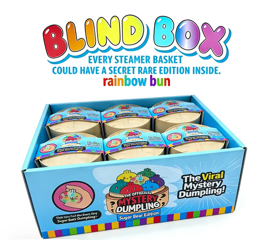 Squishy Dumpling needoh box of 12 squishy NEW HOT🔥VIRAL MYSTERY Holographic Ribbon Dumpling - SEALED! Dumpling- squishy toy stress reliever Squishy Bun
