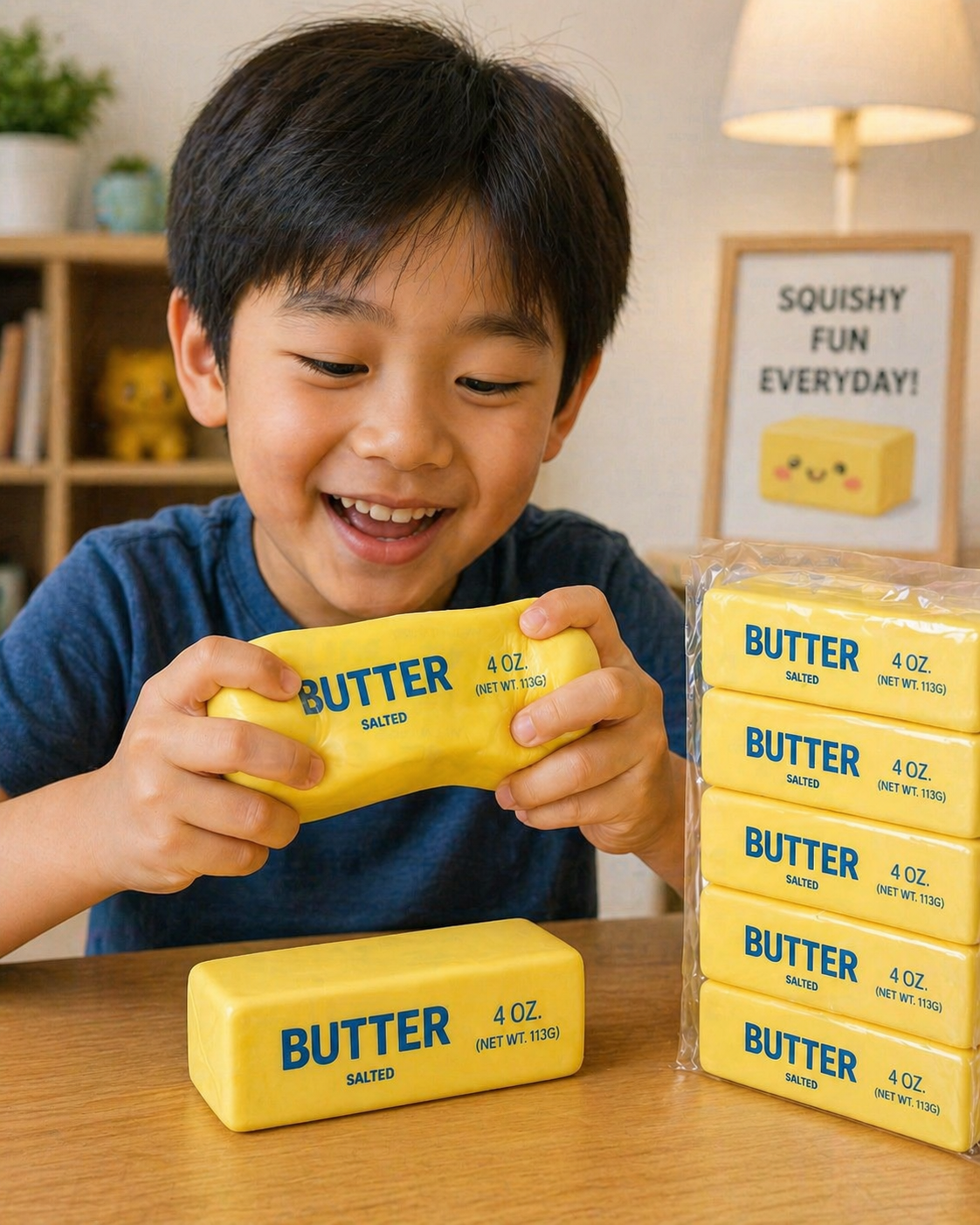 ✨ Butter Squishy Set of 12– Ultimate Stress Relief Pack 9” long and 2” tall