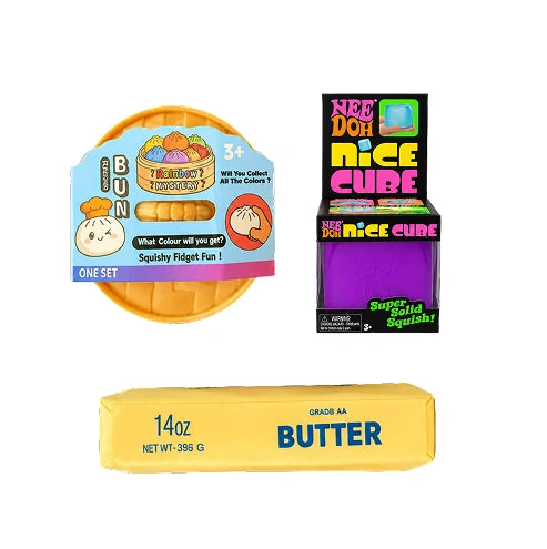 Needoh Butter Dumpling Triple Squishy Bundle