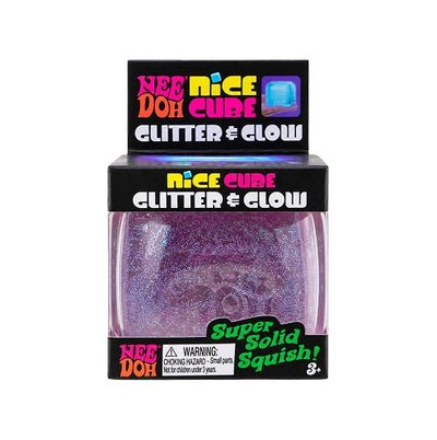 Needoh Ice Cube Glitter and Glow Squishy 100% Authentic Colour may vary