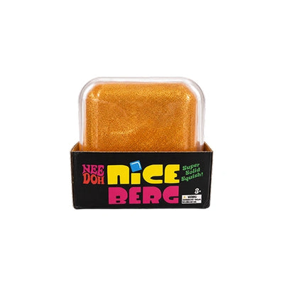 Large Glitter Nice Cube Squishy - Colour may Vary  - New Arrival
