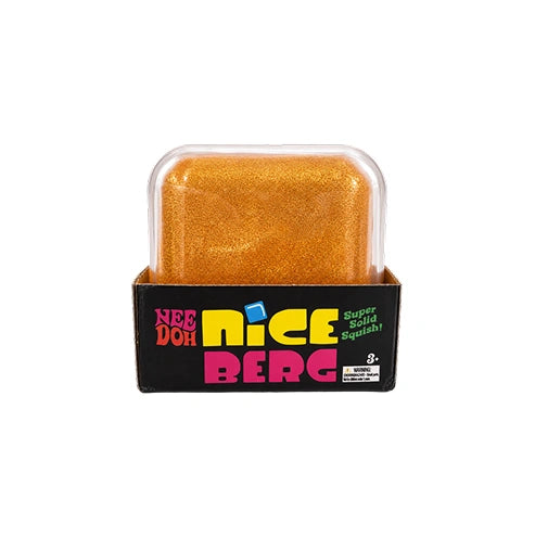 Large Glitter Nice Cube Squishy - Colour may Vary  - New Arrival