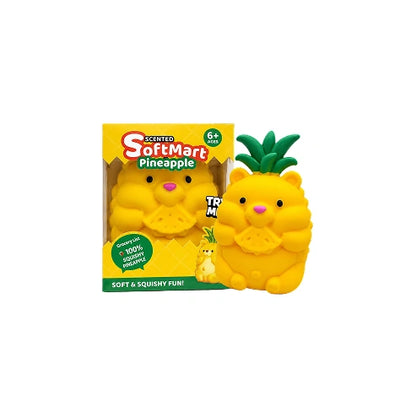 Pineapple Squishy Bear Face