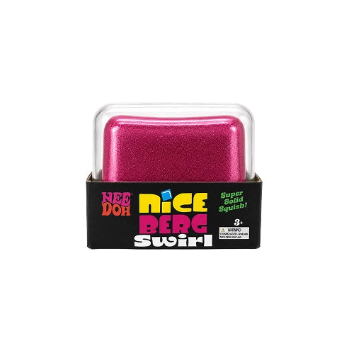 Large Glitter Nice Cube Squishy - Colour may Vary  - New Arrival