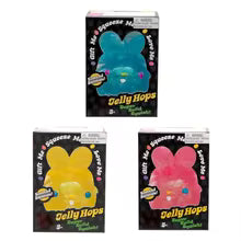 Jelly Rabbit Squishy, Cube Slow Rebound Sensory Squeeze Toy, Vent Decompression Kids Gift