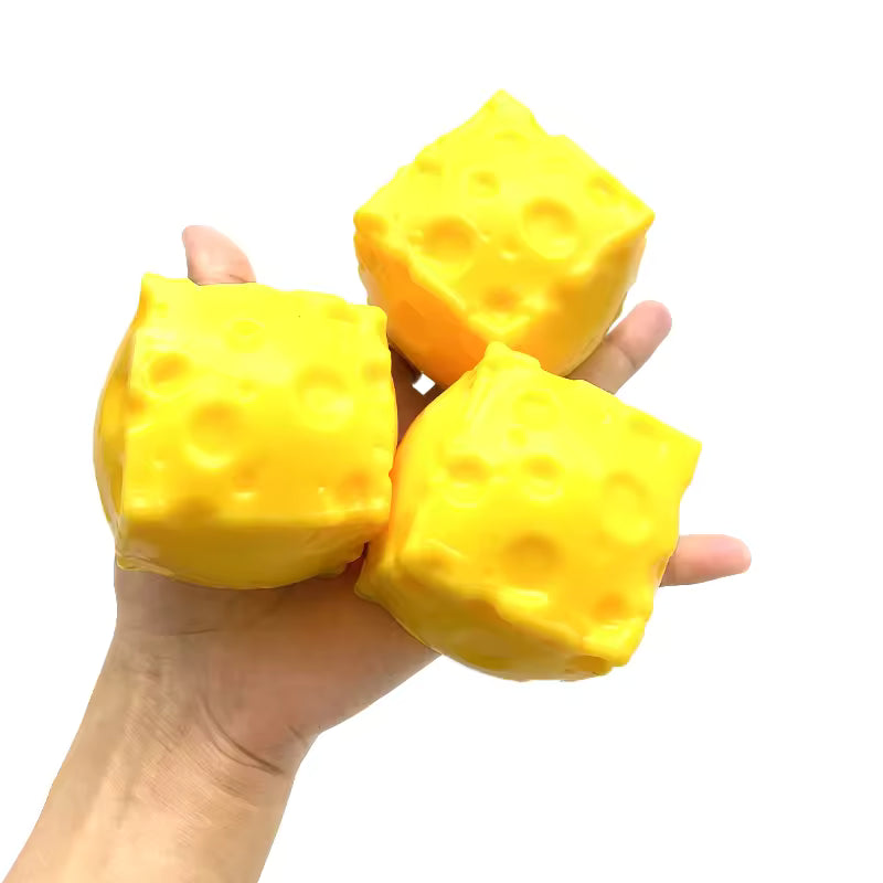 Cheese Squishy slow rising Small Soft Ultra-Soft,Stress Relief Fidget Novelty Squeeze Toys Gift for Adults & kids 2.5" Squeeze Toy