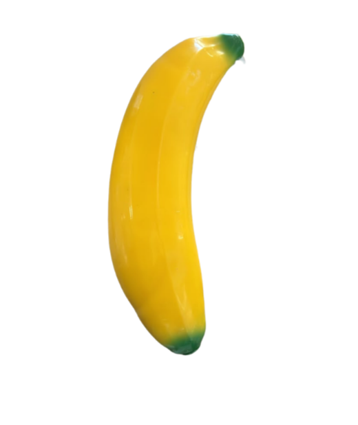 Giant Stretchy Banana Easy Squeezy - Jumbo Sized Squishy Fruit Toy, Perfect to Squeeze for Stress Relief - Fun Sensory / Fidget Novelty Toy for Kids and Adults