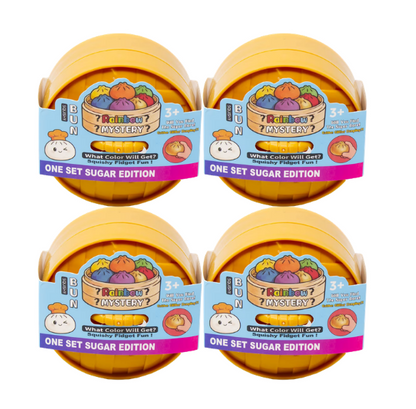 Mini Dumpling Set of 4 Sugar Edition Glitter Dumpling Viral Squishy Dumpling
