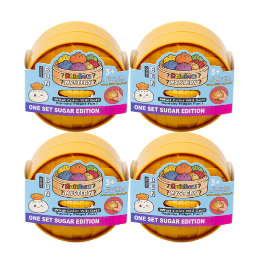 Mini Glitter Dumpling Squishy Set Sugar Edition