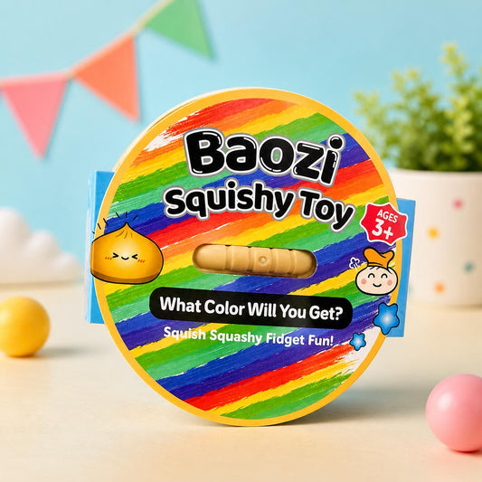 Baozi Squishy Toy Mystery Box - Giant dumpling set of 4