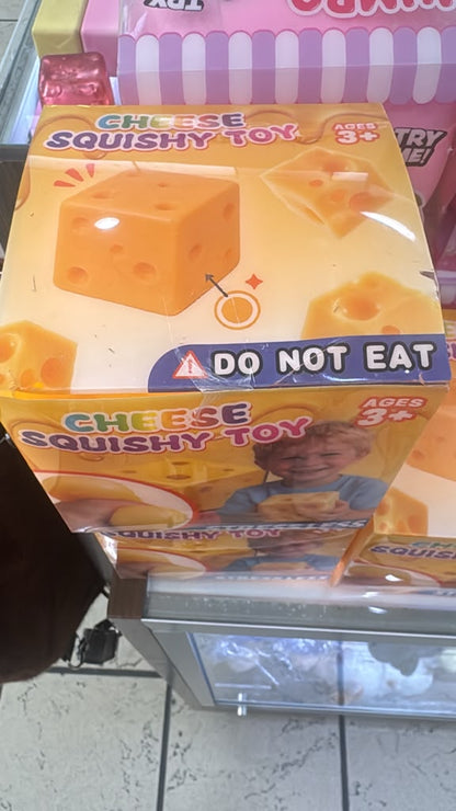 Jumbo Squishy Cheese Block