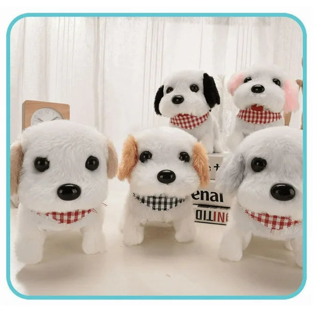 Electronic Plush Toys Puppy Interactive Big Head Dog Brown