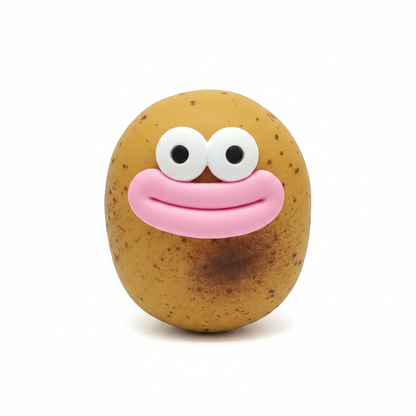 Crunchy Smushers Potato Squishy - White Background