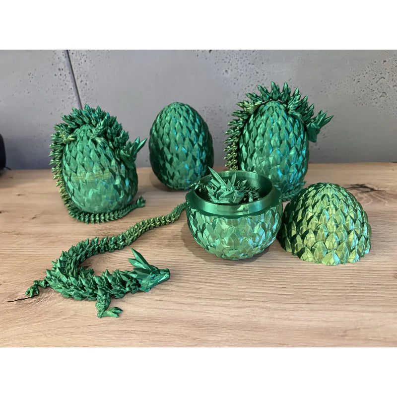 3d Dragon With the Egg