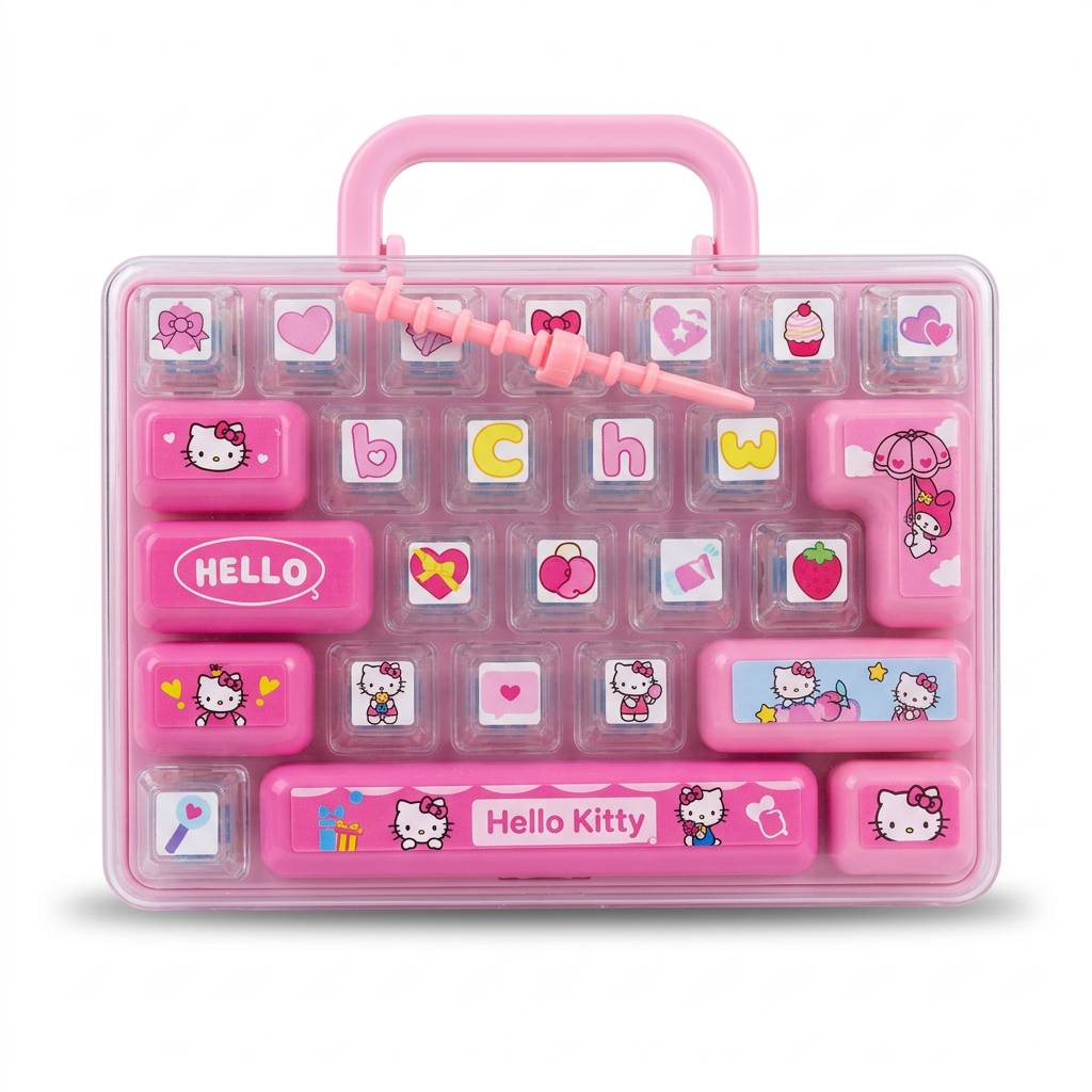 Hello Kitty pink stationery set