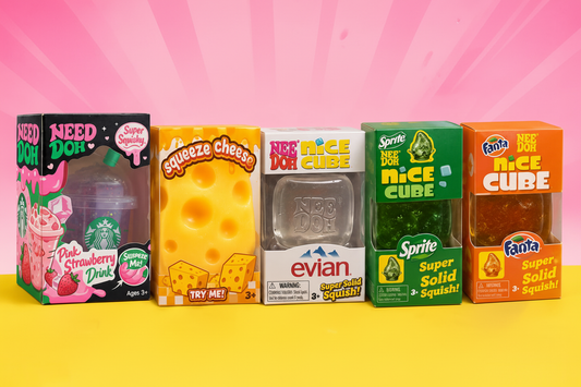 5 Amazing Squishes – The Ultimate Squishy Bundle | Starbucks Cup Squishy, Squeeze Cheese Squishy, Evian, Sprite & Fanta Nice Cubes