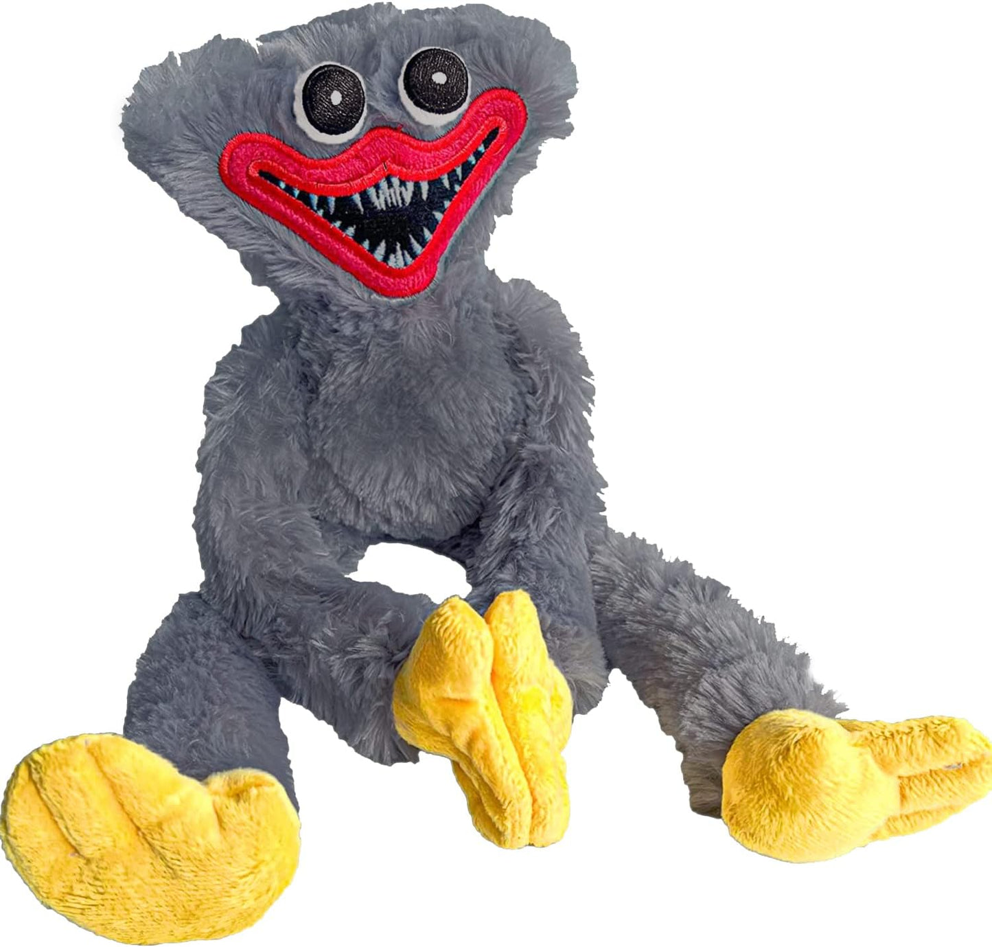 Gray Huggy Wuggy plush