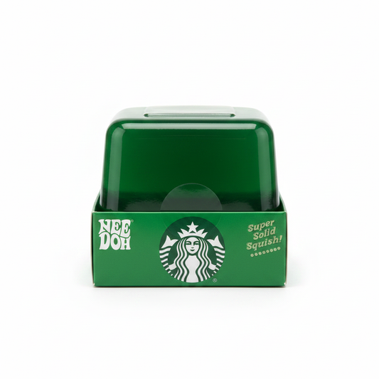 Large Starbucks Nee Doh Super Solid Squishy Cube