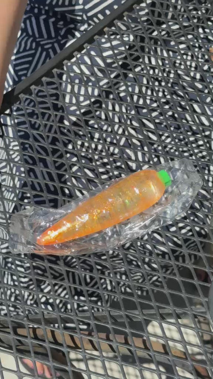 Carrot Glitter Squishy  - New Arrival