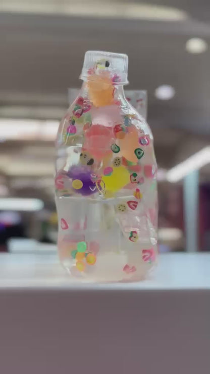 Fruit Bottle Vaseline Squishy Transparent Squeeze Toy