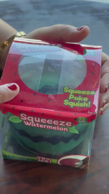 Orbeez Filled Watermelon Squishy - Satisfying Squeeze Toy  - New Arrival