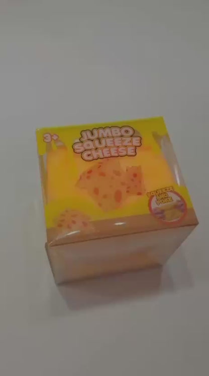 Jumbo Squishy Cheese Block