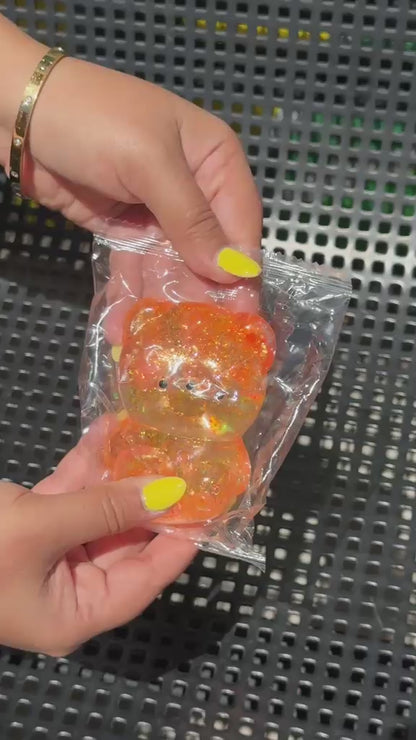 Glitter Bear Squishy - Colour may vary