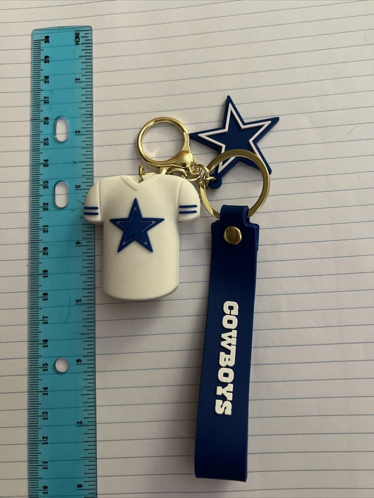 Dallas Cowboys #52 Connor Williams Rubber & Metal Keychain New! Fast Shipping!
