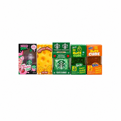 5 Amazing Squishes – The Ultimate Squishy Bundle | Starbucks Cup Squishy, Squeeze Cheese Squishy, Açai, Sprite & Fanta Nice Cubes