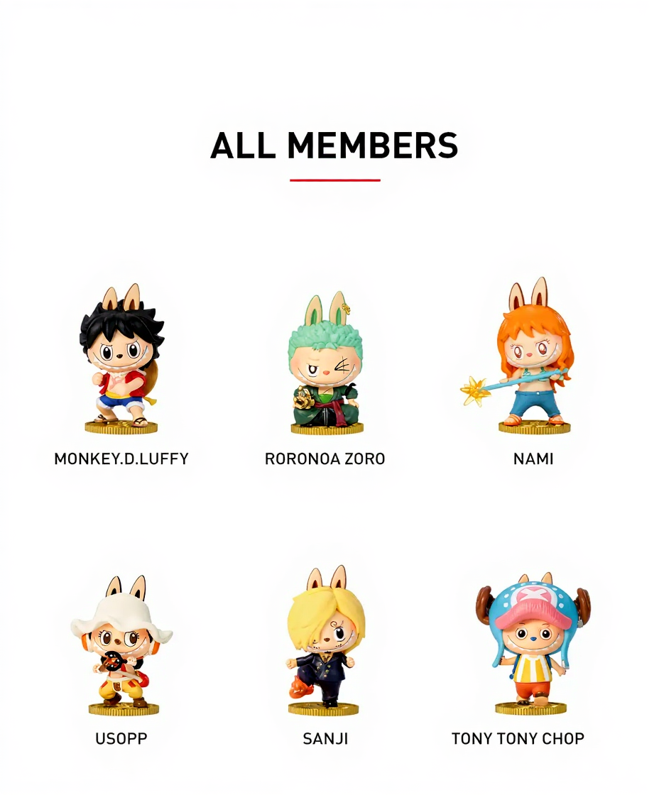 POP MART - THE MONSTERS × One Piece Figure Blind Box